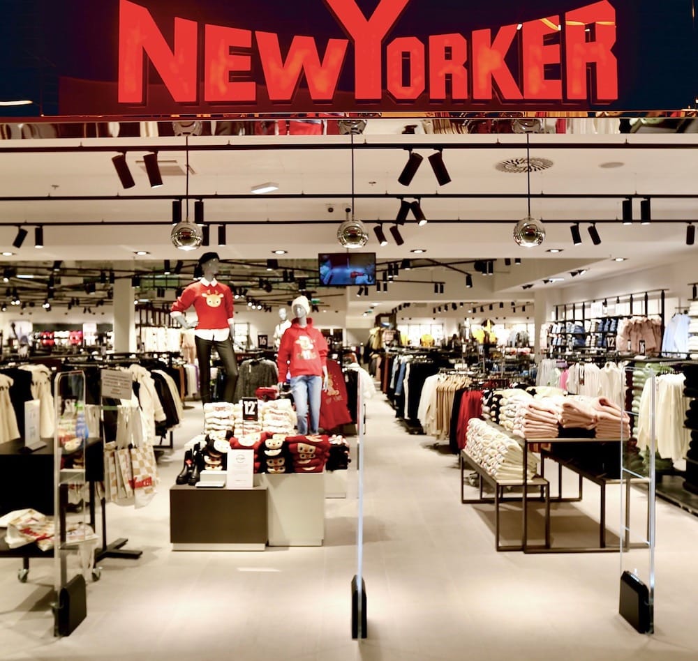 Interiér predajne NEW YORKER – OC Laugaricio
