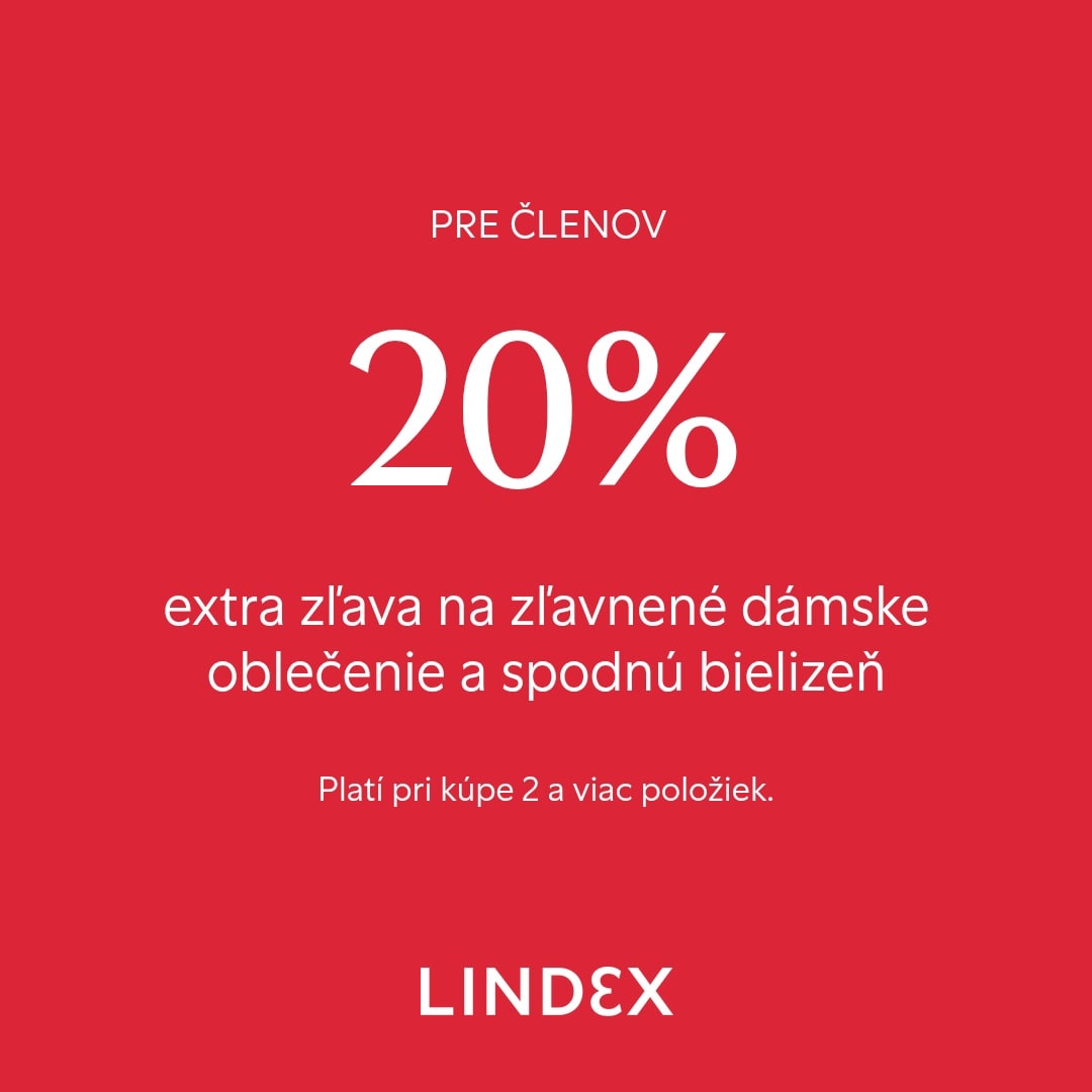 Extra 20 % zľava vo výpredaji v Lindex
