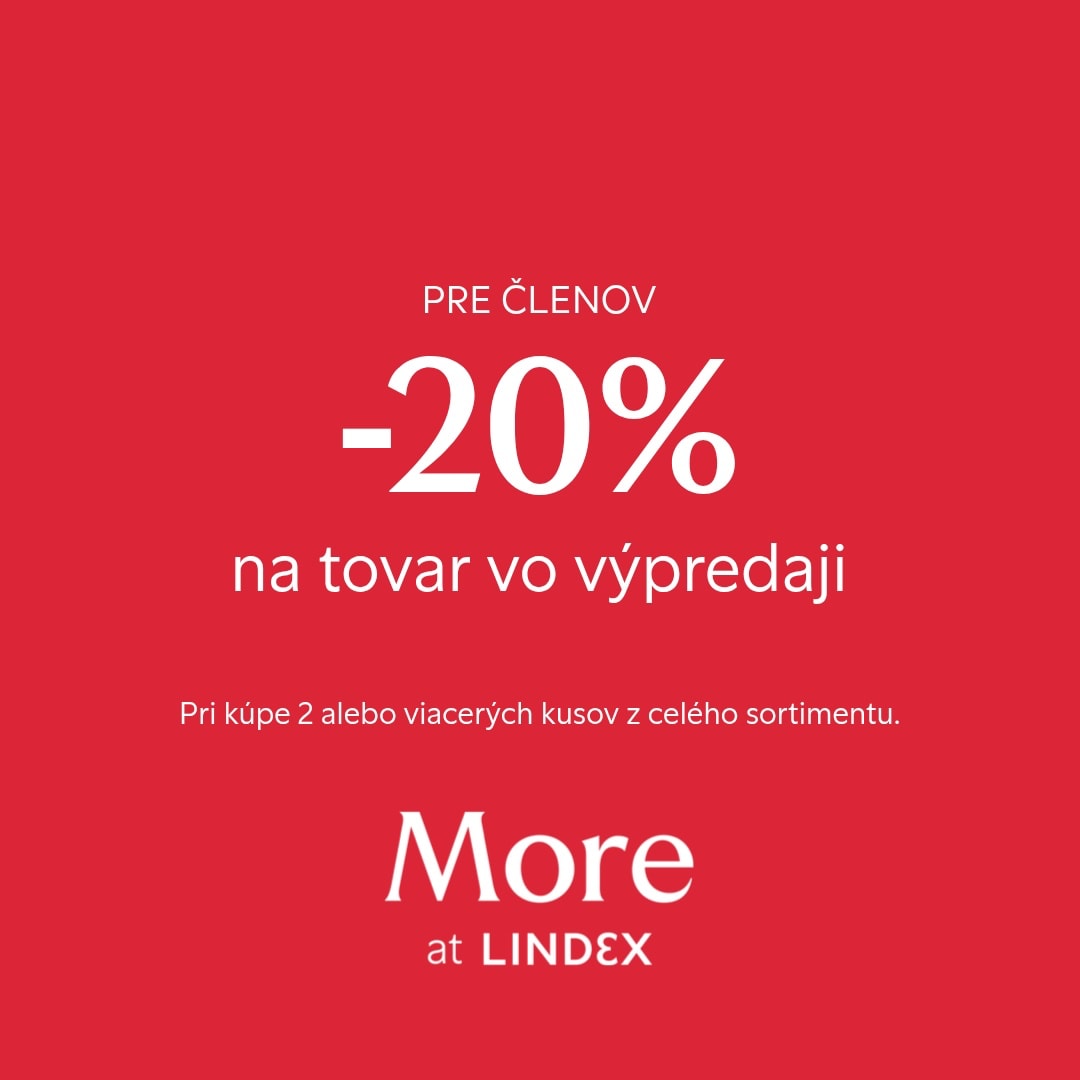 Výpredaj v Lindex ešte výhodnejší – extra 20 % zľava