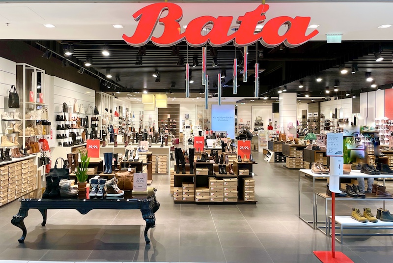 Interiér predajne Bata – OC Laugaricio