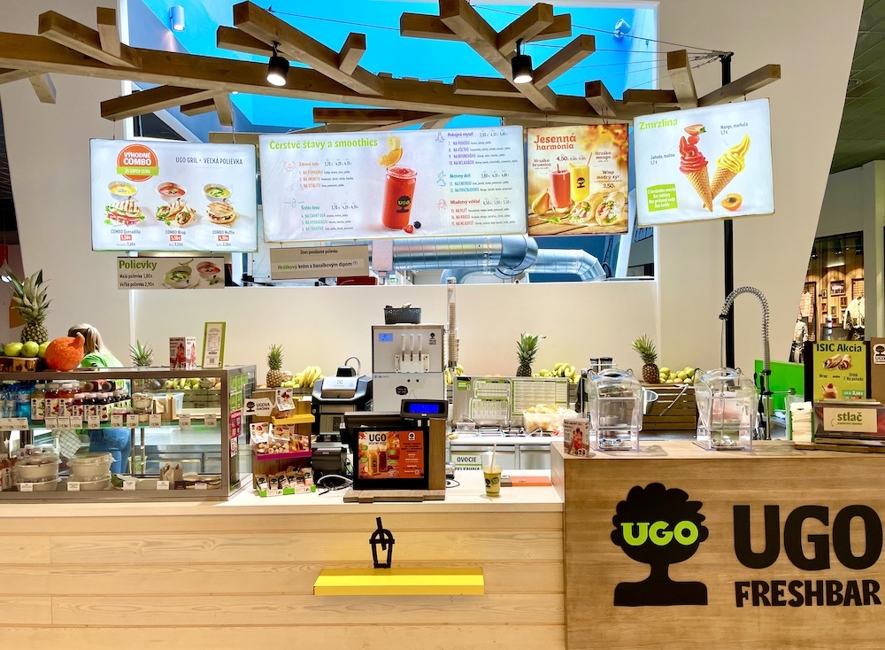 Interiér predajne Ugo – OC Laugaricio